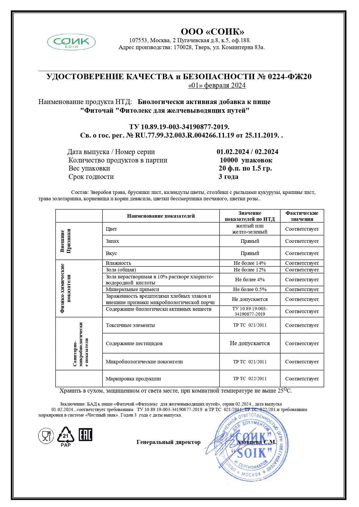 Паспорт №022024
